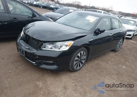 2017 Honda Accord Hybrid Ex-L from USA, damaged, VIN JHMCR6F58HC005447